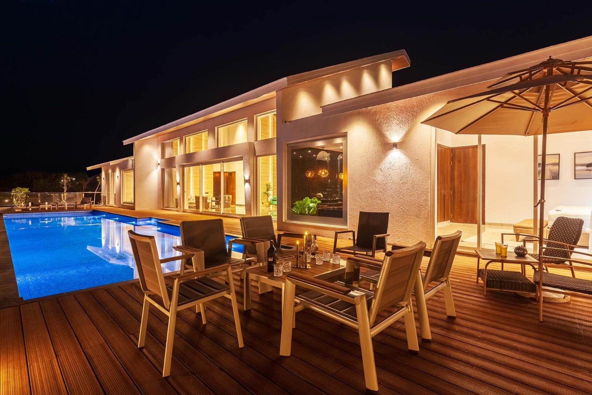 Stayvista'S Villa 107 At Canary Farms - Pure Veg With Huge Lawn, Pool And Home Theatre Lonavala Bagian luar foto