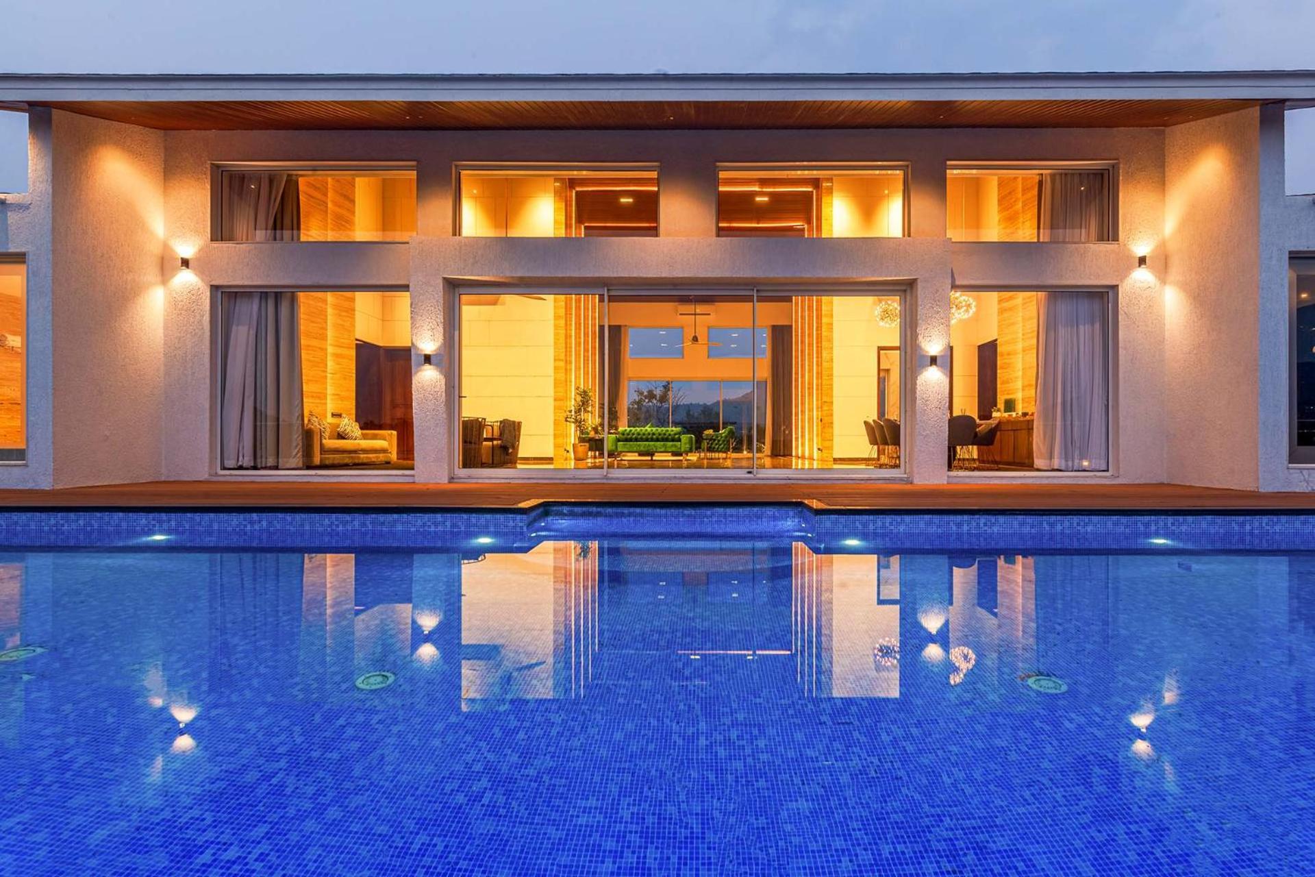 Stayvista'S Villa 107 At Canary Farms - Pure Veg With Huge Lawn, Pool And Home Theatre Lonavala Bagian luar foto