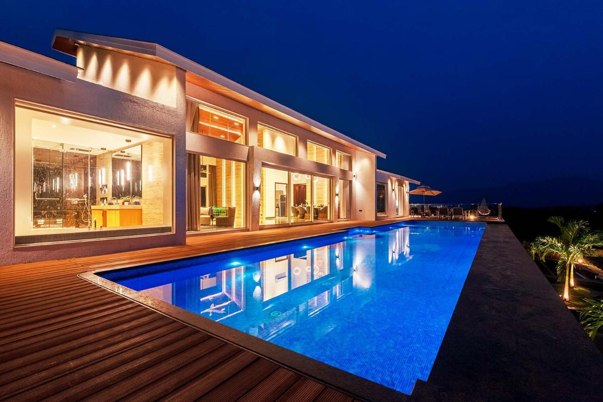 Stayvista'S Villa 107 At Canary Farms - Pure Veg With Huge Lawn, Pool And Home Theatre Lonavala Bagian luar foto